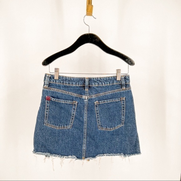 Urban Outfitters BDG asymmetrical denim mini skirt - Picture 2 of 7